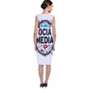 Social Media Computer Internet Typography Text Poster Sleeveless Velvet Midi Dress View2