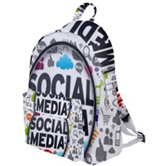 Social Media Computer Internet Typography Text Poster The Plain Backpack