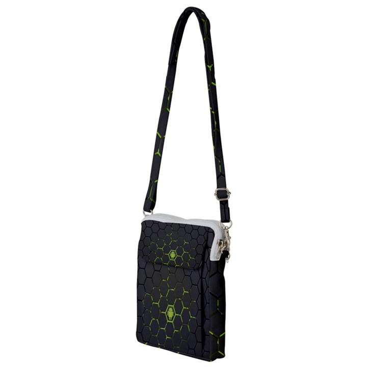 Green Android Honeycomb Gree Multi Function Travel Bag