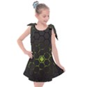 Green Android Honeycomb Gree Kids  Tie Up Tunic Dress View1