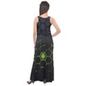 Green Android Honeycomb Gree Sleeveless Velour Maxi Dress View2