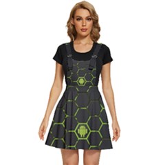 Green Android Honeycomb Gree Apron Dress by Ket1n9