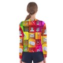 Colorful 3d Social Media Women s Long Sleeve T-Shirt View2