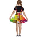 Colorful 3d Social Media Kids  Apron Dress View4