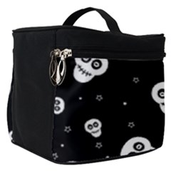 Skull Pattern Make Up Travel Bag (small) by Ket1n9