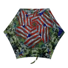 Usa United States Of America Images Independence Day Mini Folding Umbrellas by Ket1n9