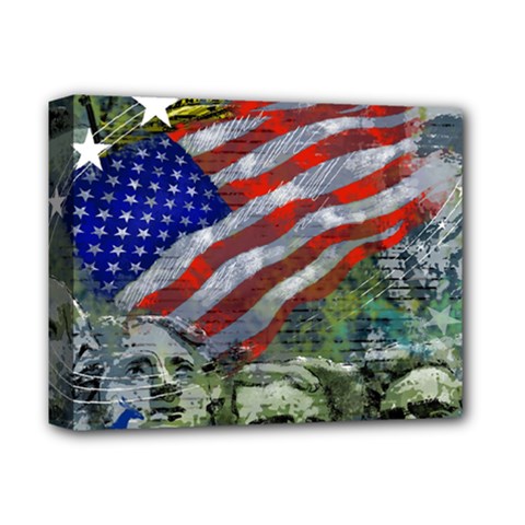 Usa United States Of America Images Independence Day Deluxe Canvas 14  X 11  (stretched) by Ket1n9