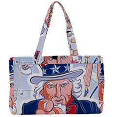 United States Of America Images Independence Day Canvas Work Bag by Ket1n9