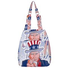 United States Of America Images Independence Day Center Zip Backpack by Ket1n9