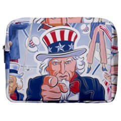 United States Of America Images Independence Day Make Up Pouch (large) by Ket1n9