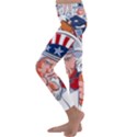 United States Of America Images Independence Day Kids  Lightweight Velour Classic Yoga Leggings View2