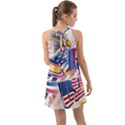 United States Of America Usa  Images Independence Day Halter Tie Back Chiffon Dress View2