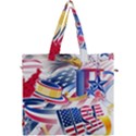 United States Of America Usa  Images Independence Day Canvas Travel Bag View1