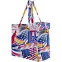 United States Of America Usa  Images Independence Day Canvas Travel Bag View2