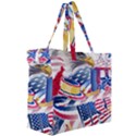 United States Of America Usa  Images Independence Day Canvas Travel Bag View3