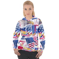 United States Of America Usa  Images Independence Day Women s Overhead Hoodie by Ket1n9