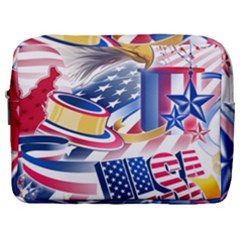 United States Of America Usa  Images Independence Day Make Up Pouch (large) by Ket1n9