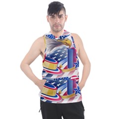 United States Of America Usa  Images Independence Day Men s Sleeveless Hoodie by Ket1n9