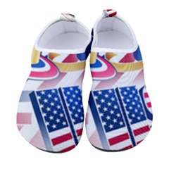 United States Of America Usa  Images Independence Day Kids  Sock-style Water Shoes by Ket1n9