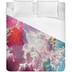 Clouds Multicolor Fantasy Art Skies Duvet Cover (california King Size) by Ket1n9