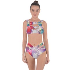 Clouds Multicolor Fantasy Art Skies Bandaged Up Bikini Set  by Ket1n9