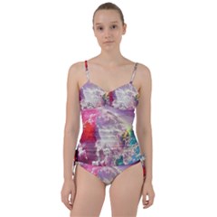 Clouds Multicolor Fantasy Art Skies Sweetheart Tankini Set by Ket1n9