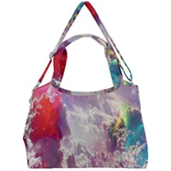 Clouds Multicolor Fantasy Art Skies Double Compartment Shoulder Bag by Ket1n9