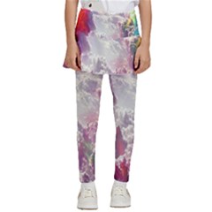 Clouds Multicolor Fantasy Art Skies Kids  Skirted Pants by Ket1n9