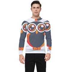 Owl Logo Men s Long Sleeve Rash Guard by Ket1n9