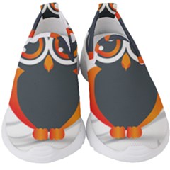 Owl Logo Kids  Slip On Sneakers by Ket1n9