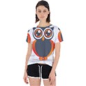 Owl Logo Open Back Sport T-Shirt View1