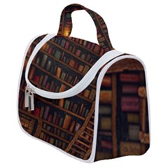 Books Library Satchel Handbag by Ket1n9