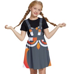 Owl Logo Kids  Apron Dress by Ket1n9