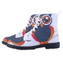 Owl Logo Women s High-Top Canvas Sneakers View2