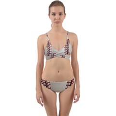 Baseball Wrap Around Bikini Set by Ket1n9