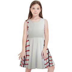 Baseball Kids  Skater Dress by Ket1n9