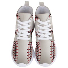 Baseball Women s Lightweight High Top Sneakers by Ket1n9