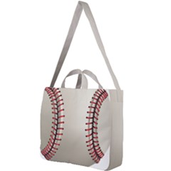 Baseball Square Shoulder Tote Bag by Ket1n9