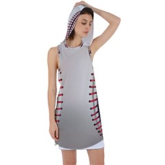 Baseball Racer Back Hoodie Dress by Ket1n9