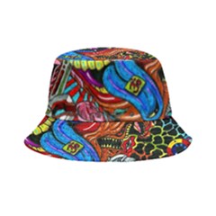 Art Color Dark Detail Monsters Psychedelic Bucket Hat by Ket1n9