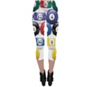 Racked Billiard Pool Balls Capri Leggings  View2