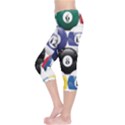 Racked Billiard Pool Balls Capri Leggings  View3