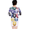 Racked Billiard Pool Balls Long Sleeve Nightdress View2