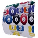 Racked Billiard Pool Balls Back Support Cushion View3