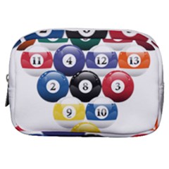 Racked Billiard Pool Balls Make Up Pouch (small) by Ket1n9