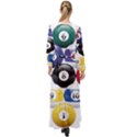 Racked Billiard Pool Balls Maxi Chiffon Beach Wrap View2