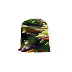 Bright Peppers Drawstring Pouch (small) by Ket1n9