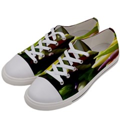 Bright Peppers Men s Low Top Canvas Sneakers by Ket1n9