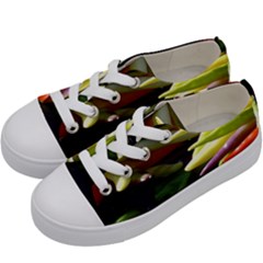 Bright Peppers Kids  Low Top Canvas Sneakers by Ket1n9