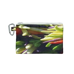 Bright Peppers Canvas Cosmetic Bag (small) by Ket1n9